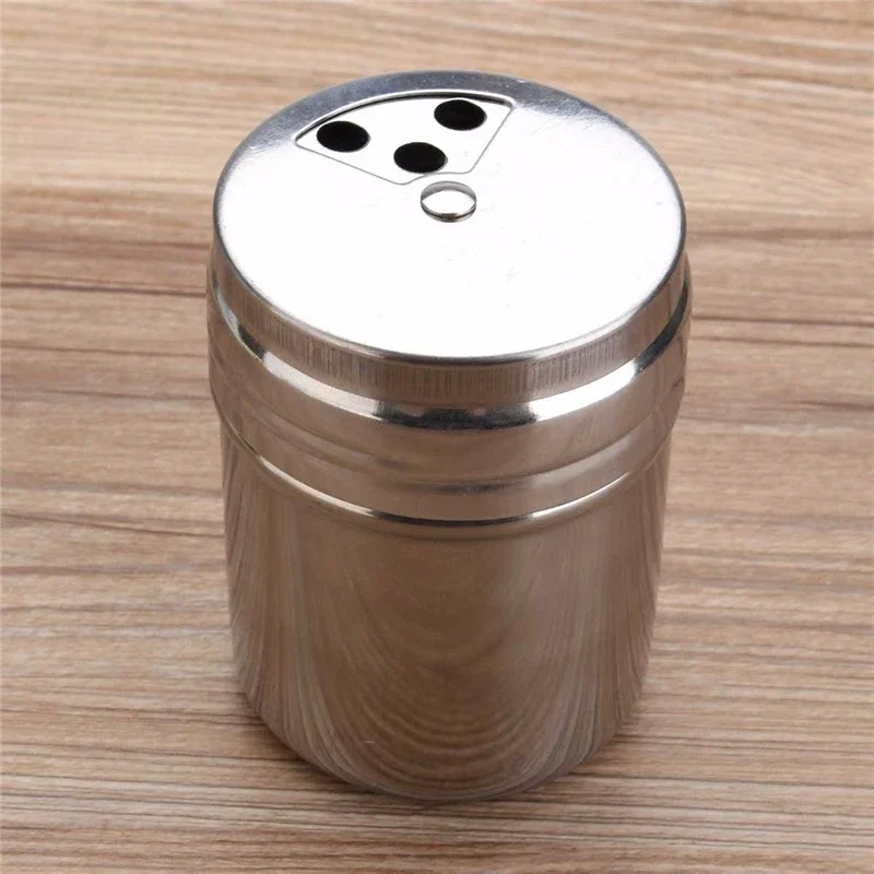 New Durable Stainless Steel Home Kitchen Bar Spice Jar MSG Household Pepper Pot for Cooking Cook Kitchener