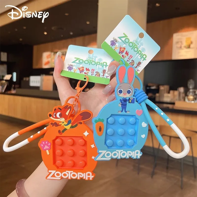 ديزني زوتوبيا المفاتيح نيك وايلد ، جوديث لافيرن هوبس للعصر الكرتون لطيف على ظهره سحر الإبداعية حفلة هدية عيد ميلاد