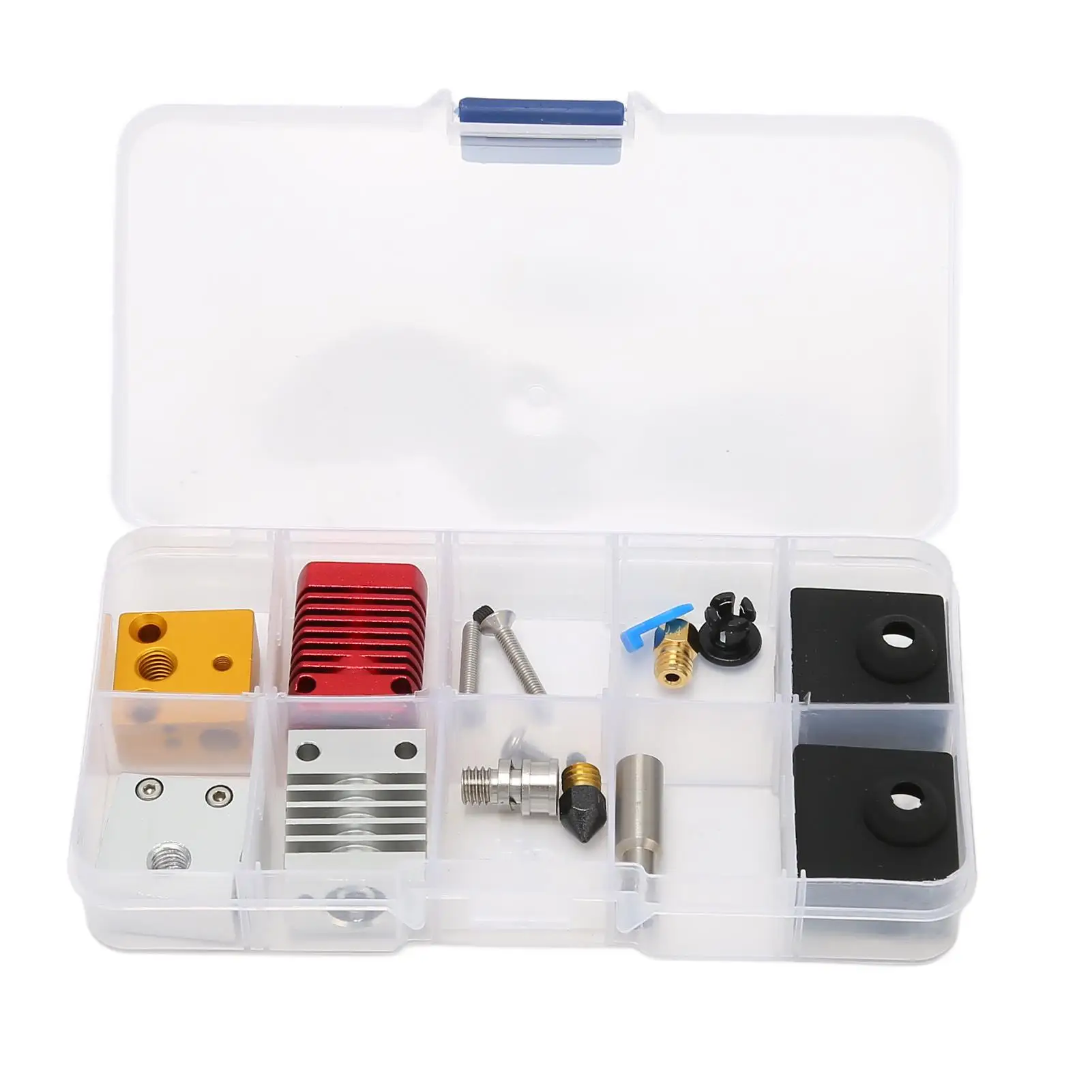 

Металлический комплект Hotend для 3D-принтера Mk8, сопло в сборе, совместимое с высокопроизводительным обновлением для печати ender 3 V2 Pro