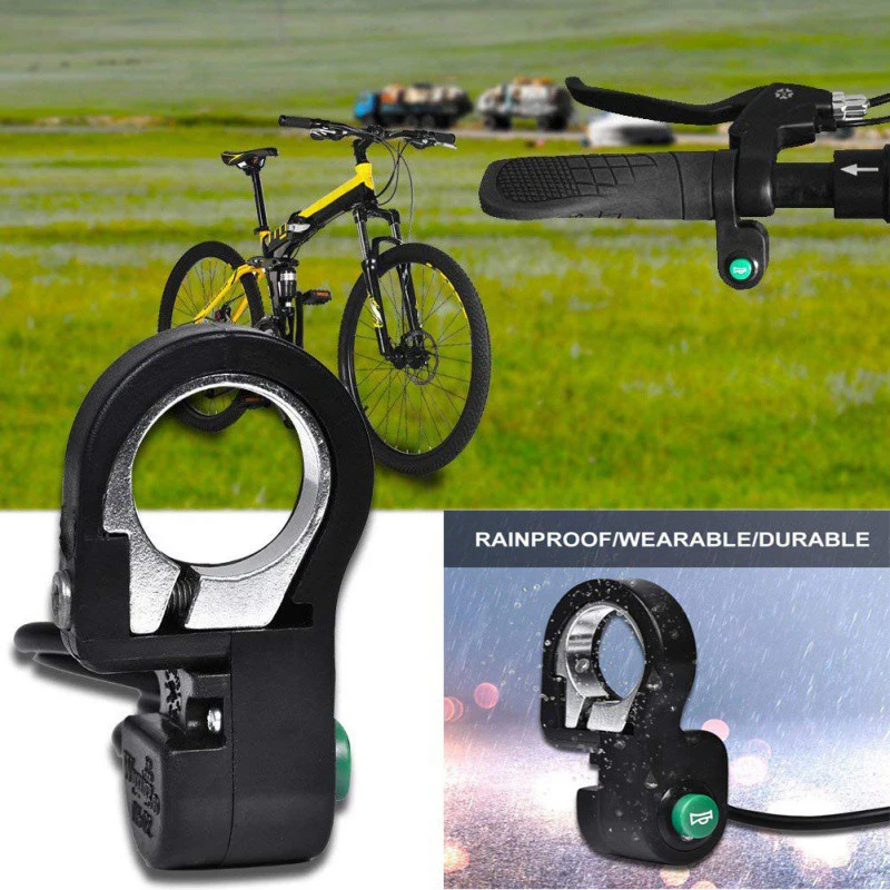プラスチックバイクホーン信号スイッチボタン 22.5mm - スクーターとオートバイ用ユニバーサル