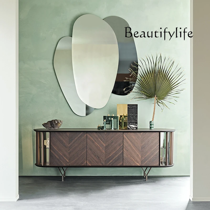 Italian-Style Light Luxury High-End Restaurant Furniture Designer Modern Minimalist Storage Sideboard Cabinet