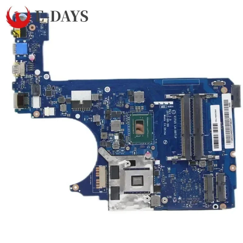 For Lenovo IdeaPad U510 Laptop Motherboard LA-8971P Mainboard With I5-3337U DDR3 100% Tested Okhigh Quality