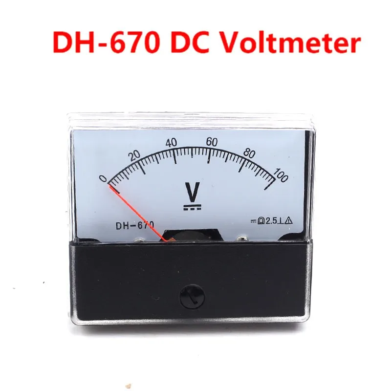 yZ[z1PC DH-670 |C^[AiO DC dv 5V 10V 15V 20V 30V 50V 100V 70*60mm x 2.5 0-500V