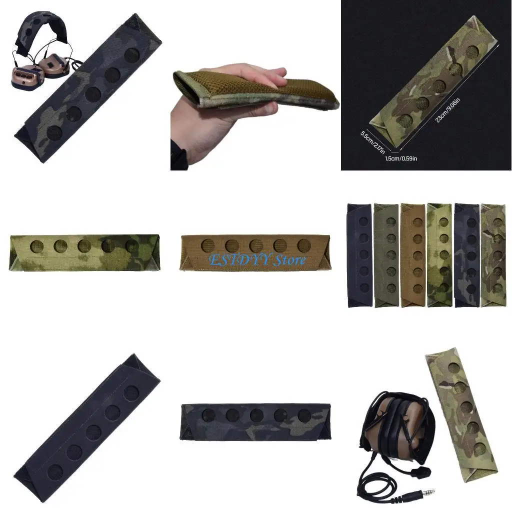 

G6DE Headbands Headphone Cover Earmuffs Microphones Headphone Cover