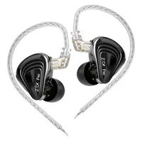 KZ ZSX Pro 5BA+1DD 12mm Drive Hybrid Drive Unit Earphones HIFI Music Earbuds Sport Game Headsets 2PIN Replaceable Cable ZSXPRO