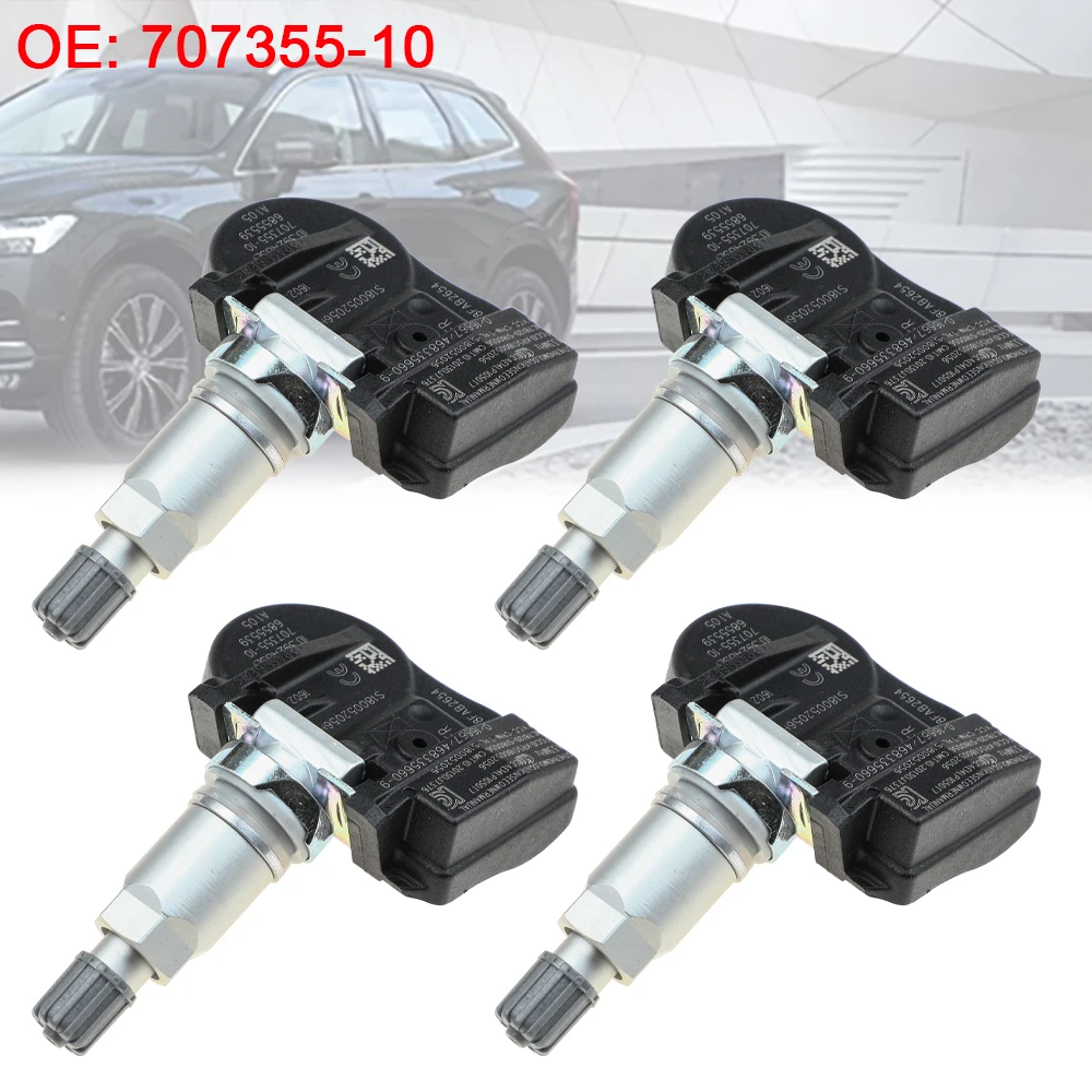 4 PCS New TPMS Tire Pressure Monitor For BMW 707355-10 70735510 36106856209, 36106855539