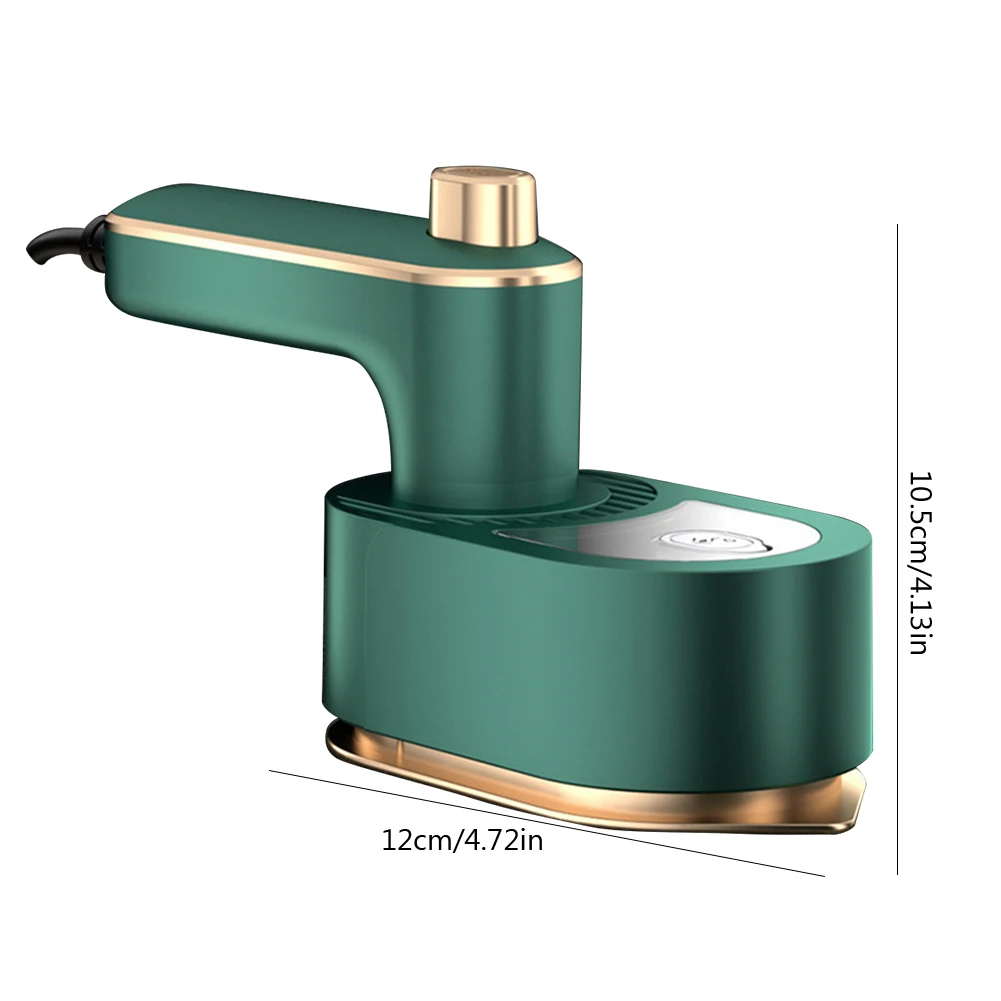 Plancha de vapor seca y húmeda de 40W, tanque de agua de 50ml, calentamiento rápido para ropa, máquina de planchar portátil plegable para arrugas de tela