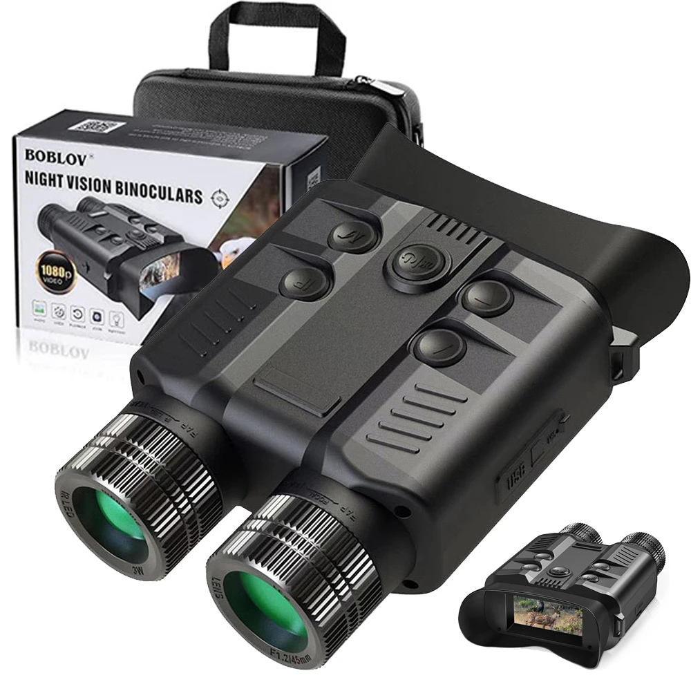 Outdoor Professional Tactical Binocular Telescope Camera 1080P HD Infrared Night Vision Binoculars For Hunting Camping