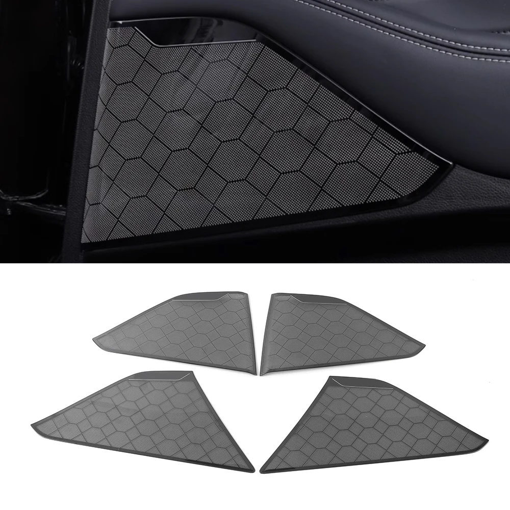 

Для GAC GS8 2022 2023 2024, крышка автомобильного дверного аудиодинамика, накладка для громкоговорителя, накладка на рамку, наклейка, аксессуар из нержавеющей стали