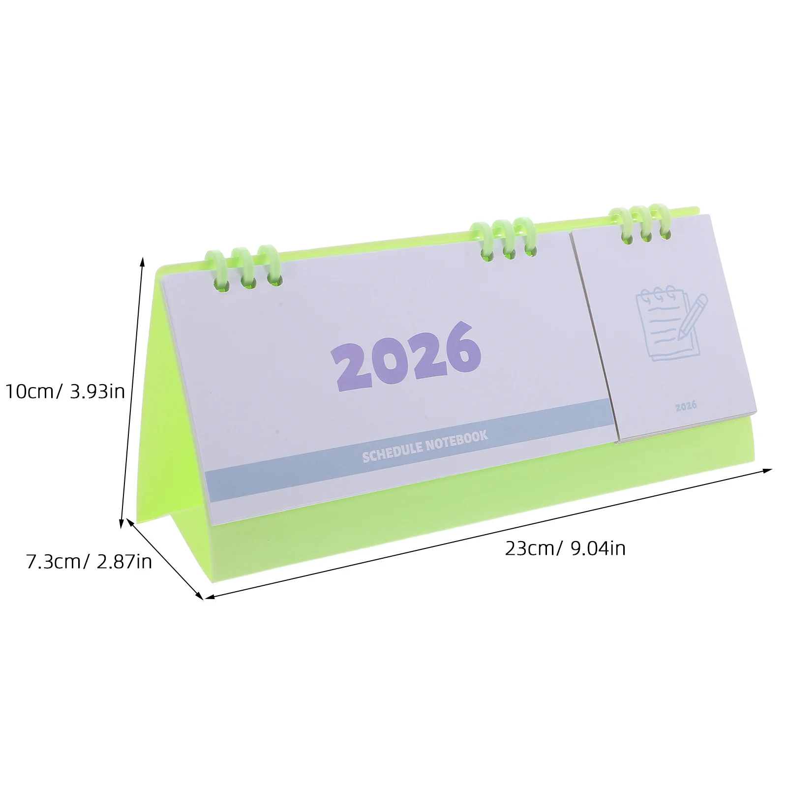 الحد الأدنى أجندة مكتبية /رزنامة مكتبية 2026 سلك مزدوج ملزمة الدائمة الوجه مخطط شهري دفتر أسبوعي منظم يومي مخطط شهري