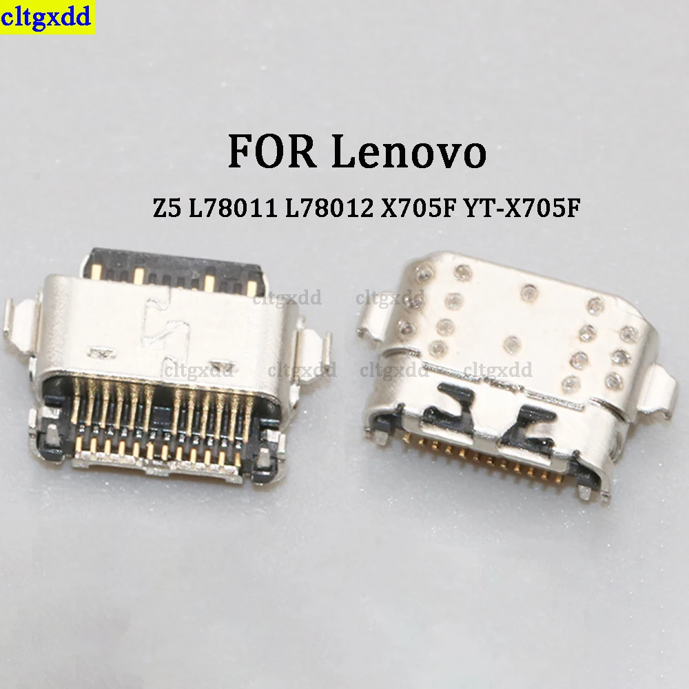 

cltgxdd 2piece/batch FOR Lenovo Z5 L78011 L78012 X705F YT-X705F USB charging port socket charging dock connector phone mobile