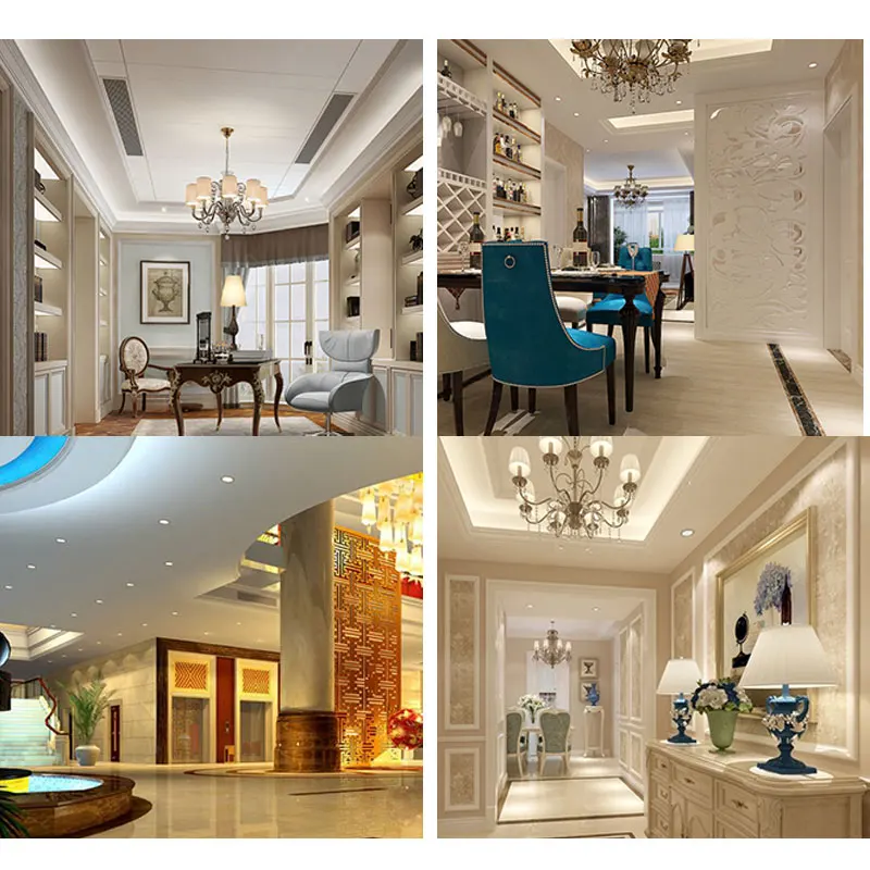 6PCS LED Downlight AC220V 240V Waterproof LED Ceiling Lamp Recessed Round LED Spot Lighting Bedroom KitchenIndoor Lighting Bulb