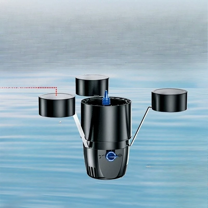 Fish pond degreasing film artifact outdoor pond surface garbage automatic collector leaf float filter slag skimmer