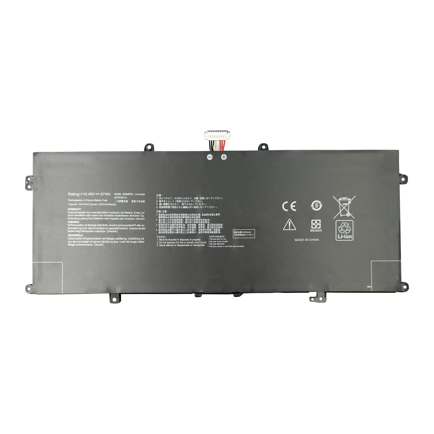 DXT Neue Laptop Batterie C41N1904 Für ASUS ZenBook 14 UX425UA UM425IA UX425EA UX425JA BX325JA UX325EA UX325JA UX363EA