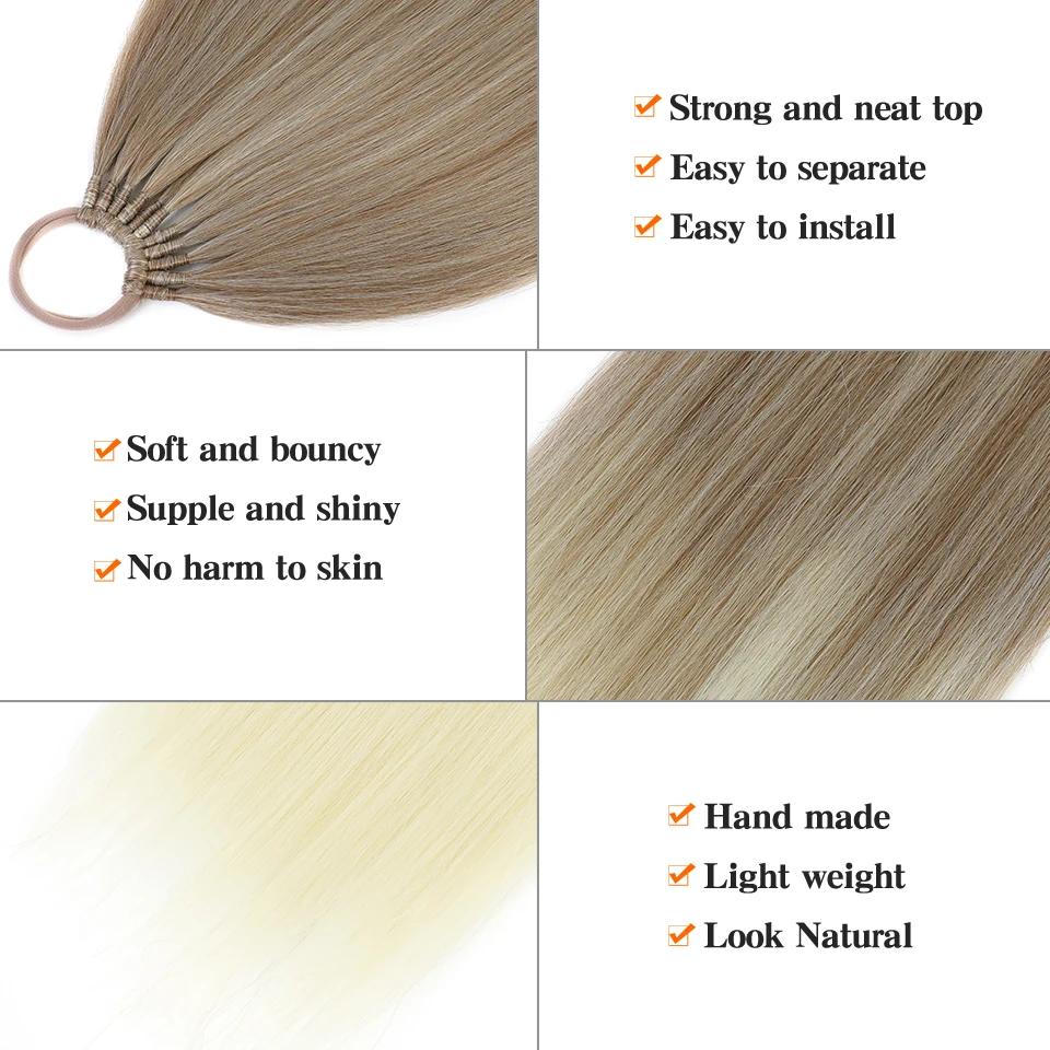 Ponytail For Women Synthetic Hair Extensions Long Straight False Horse Tails Fake Hairpiece 24 Inch For White Black Woman YOKAS