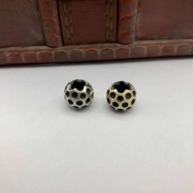 1pc Brass Beads Ball Shape  Beads EDC DIY Paracord Bead