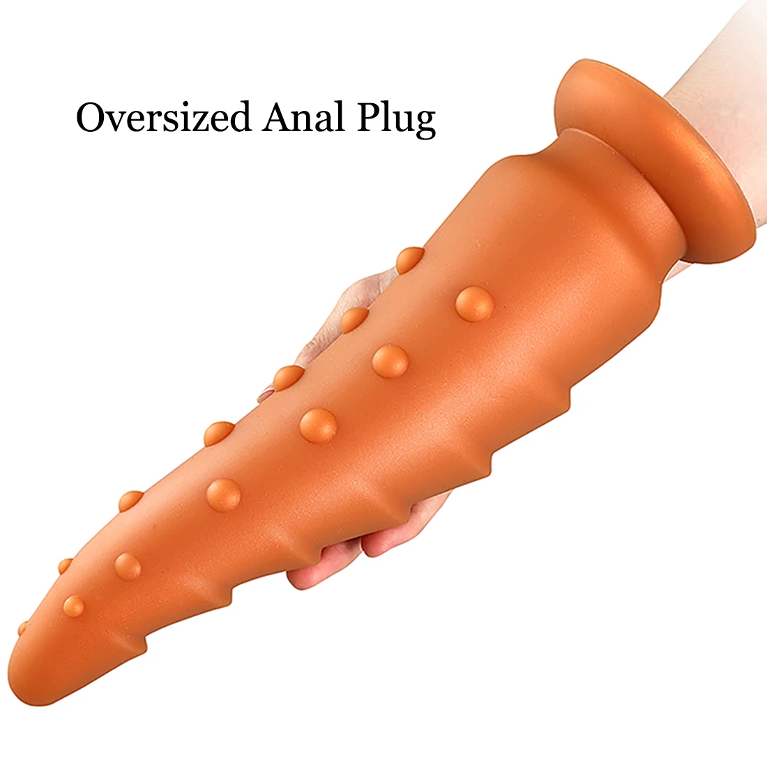 Oversized Liquid Silicone Anal Plug Dildos with Suction Cup Erotic Butt Plug Soft Penis Anal Dilator Sex Toys Dick Masturbator