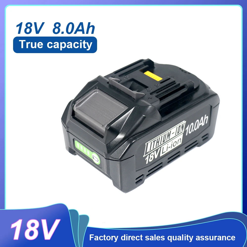 

For Makita 18V 8.0Ah 8000mAh-21700 power tool li-ion battery, For BL1890 BL1860B BL1850B BL1840B BL1830B BL1815B, High-Capacity