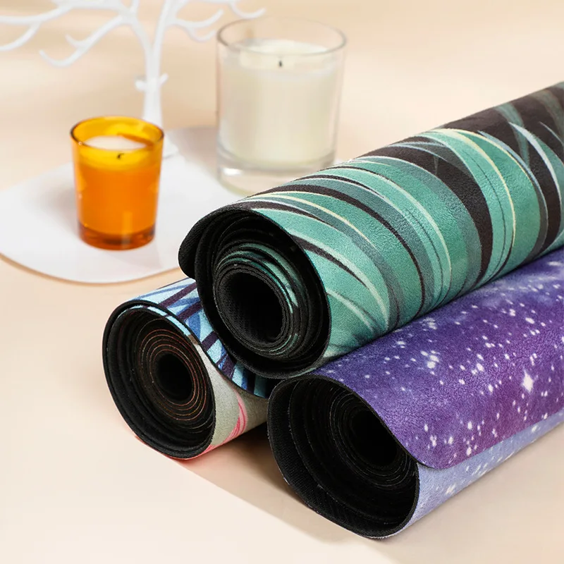 1.5mm Thin Yoga Towel Women Home Yoga Pilates Fitness Towel Non-slip Mat Delicate And Soft Shock-proof And Wear-resistant