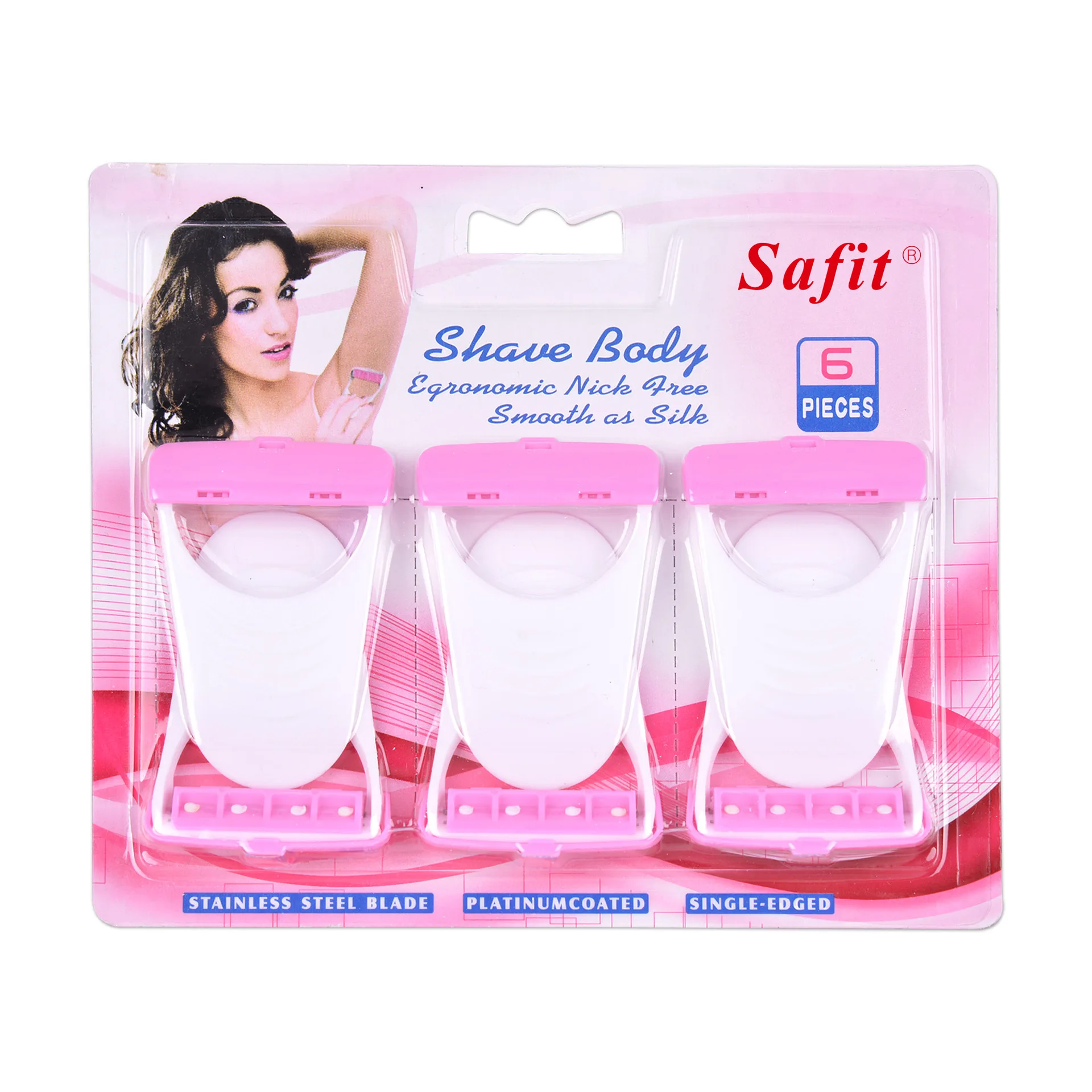 Bulk Disposable Shavers Hair Removal Stainless Steel Armpit Hair Scraping Blades Beauty Tools for Personal Hygiene