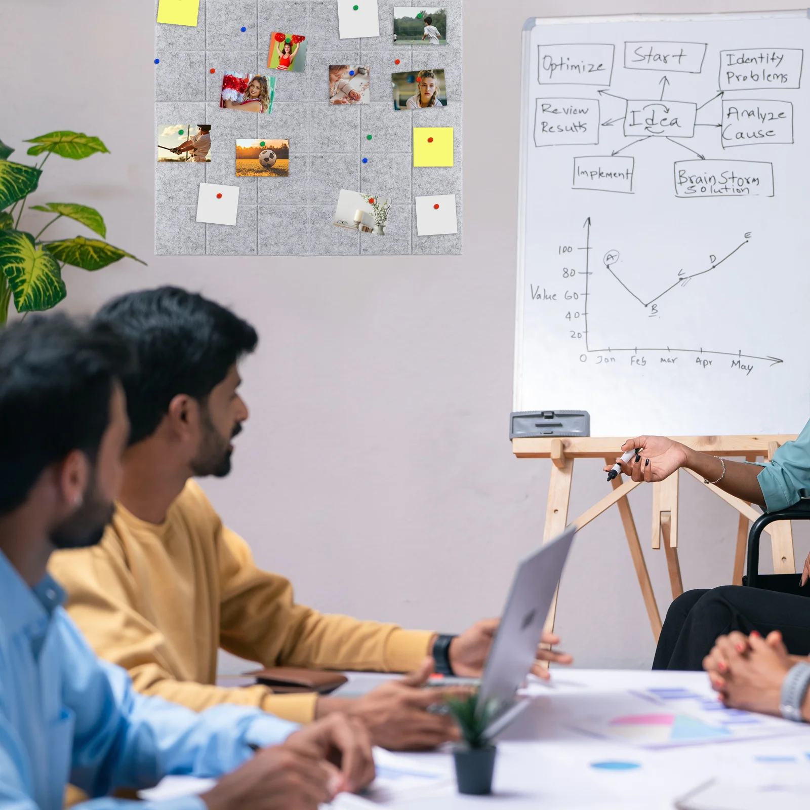 6 قطعة 12 "x 12" كبيرة ذاتية اللصق لوحة الفلين البلاط مع 20 دبابيس ضغط ورأى لوحة الإعلانات إشعار ملاحظة مذكرة مجلس ديكور مكتب المنزل #5