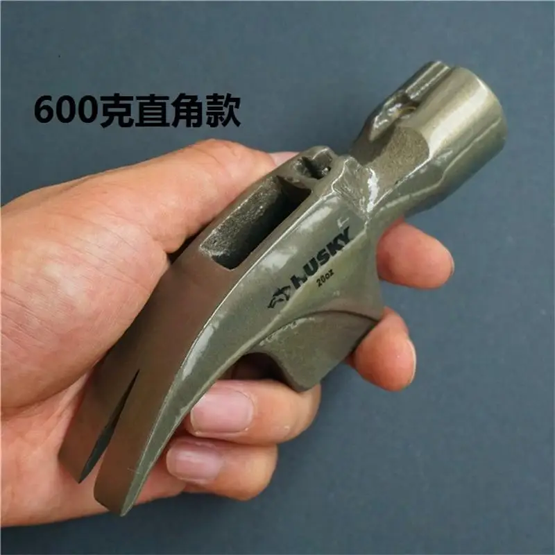 Claw hammer head wood tool nail lifter forging hammer head high carbon forged steel hammer