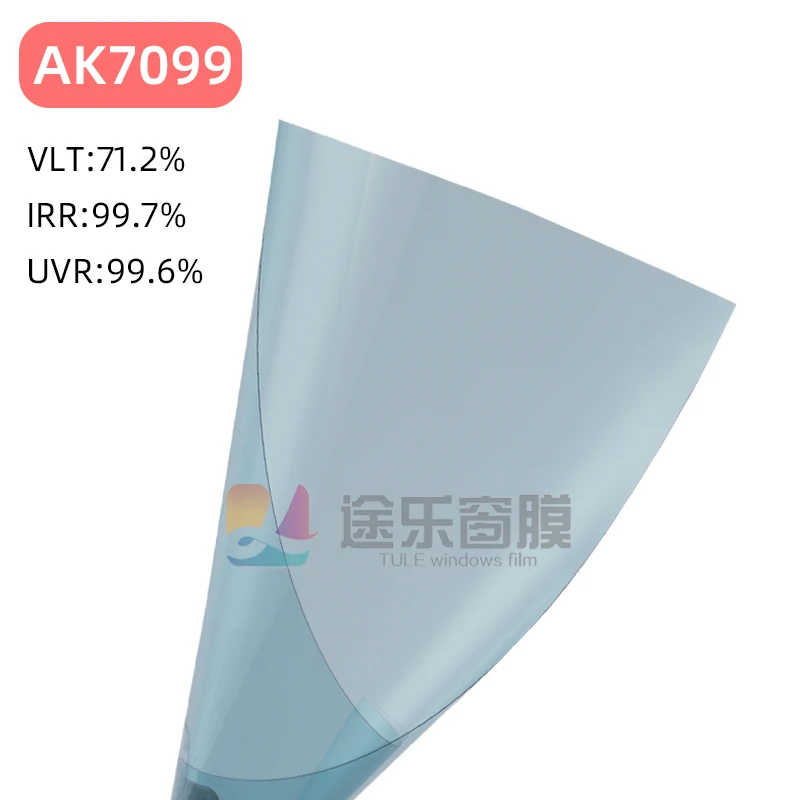 Film Kaca Mobil Nano Keramik 4MIL UV 99% Harga Pabrik 1.52*30m Film Kaca Mobil Anti Panas Film Kaca Mobil Berwarna