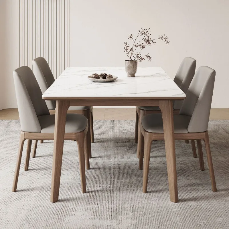 

Modern Luxury Dining Table Nordic Mid Century Designer Kitchen Dining Table Service Lounge Mesas De Jantar Living Room Furniture