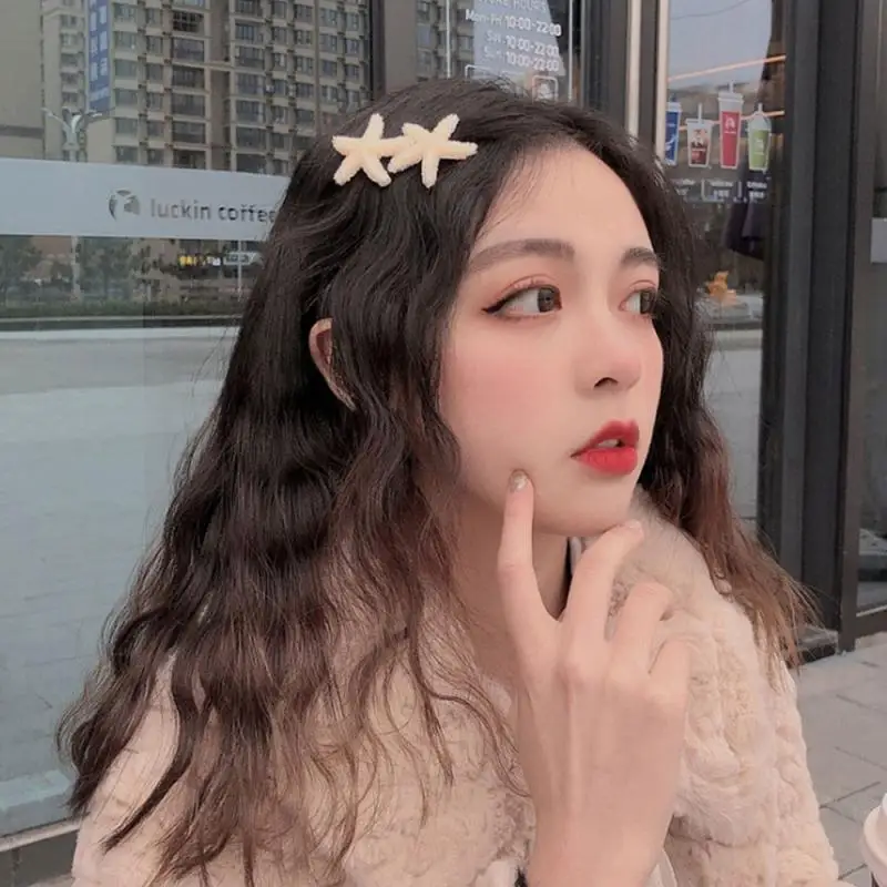 

Pearl Hair Clip And Headband Convenient To Carry Simple And Versatile Acrylic Material Hair Bands Headwear Acrylic