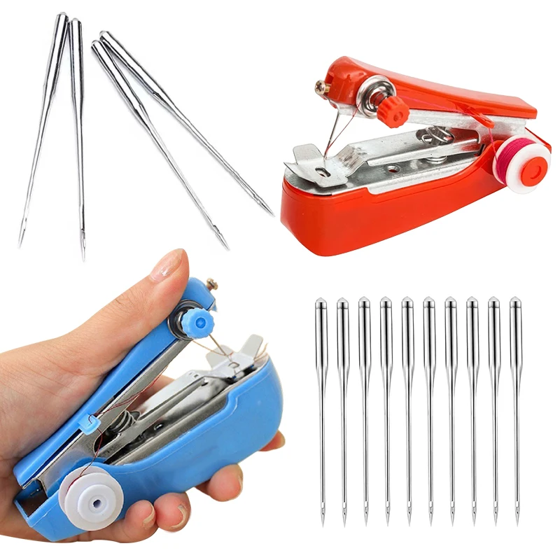 

Ручная швейная машинка 4 цветов со сменными иглами, бытовые швейные инструменты, удобные инструменты для рукоделия, ручные инструменты для вышивания ZYF