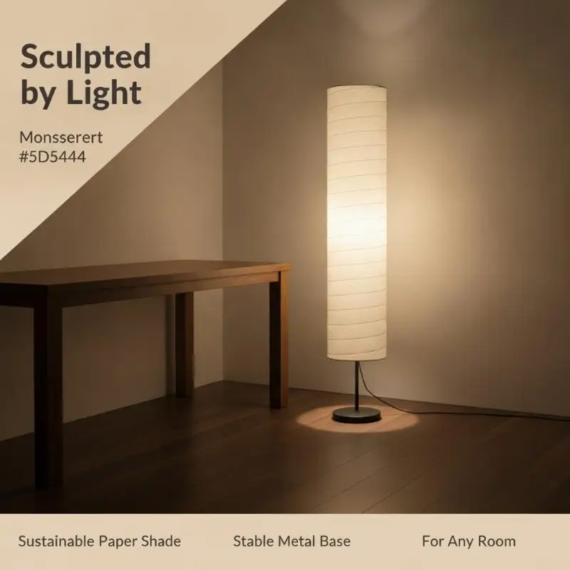 @*Floor Lamp Shade Great Gift Choice Protector Cover 37 Inch 94cm for Living Room Bedroom Home Decor
