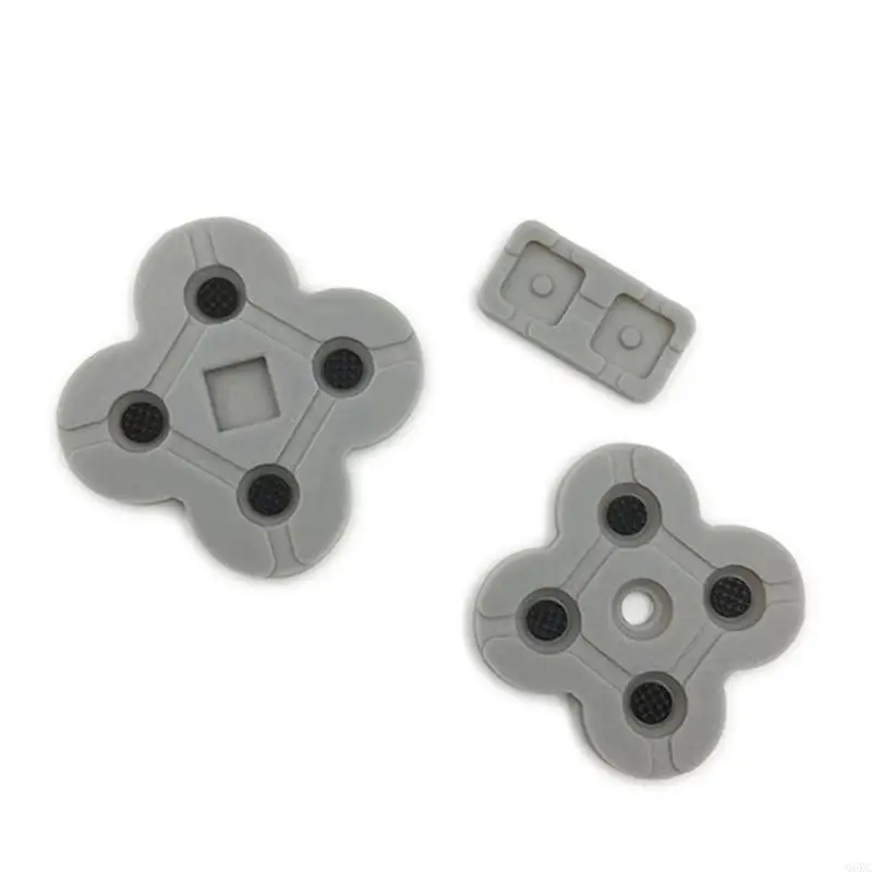 Q6RC Silicone Adhesive Tombol Pads Pads Repalcement Accessory untuk Controller