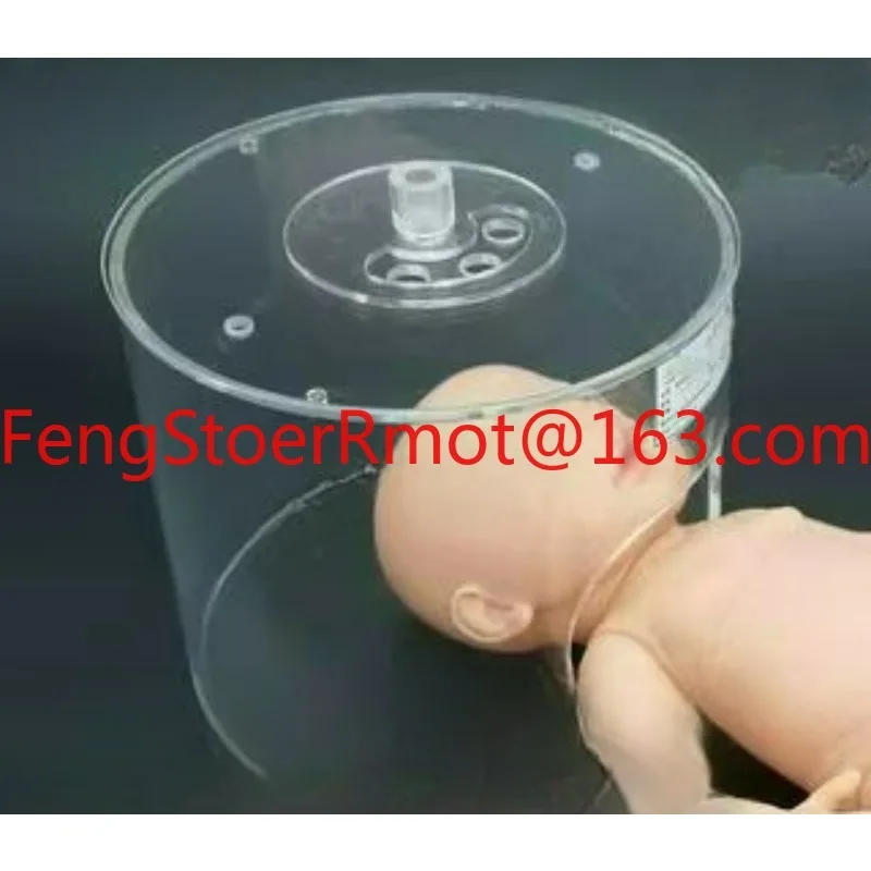 Suitable for hood oxygen delivery mask high transparent acrylic repeated use