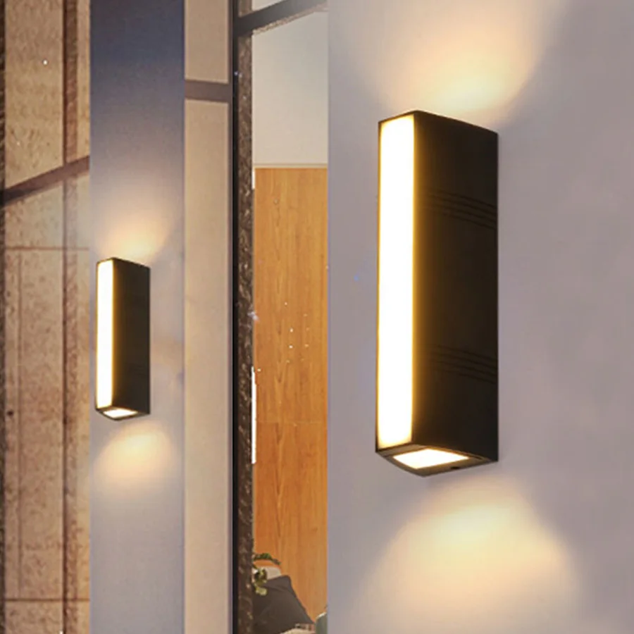 

60CM 60W up down Outdoor Wall Light Waterproof Porch Garden Long Wall Lamps Outdoor Garden Balcony Front Door LED Wall lamp