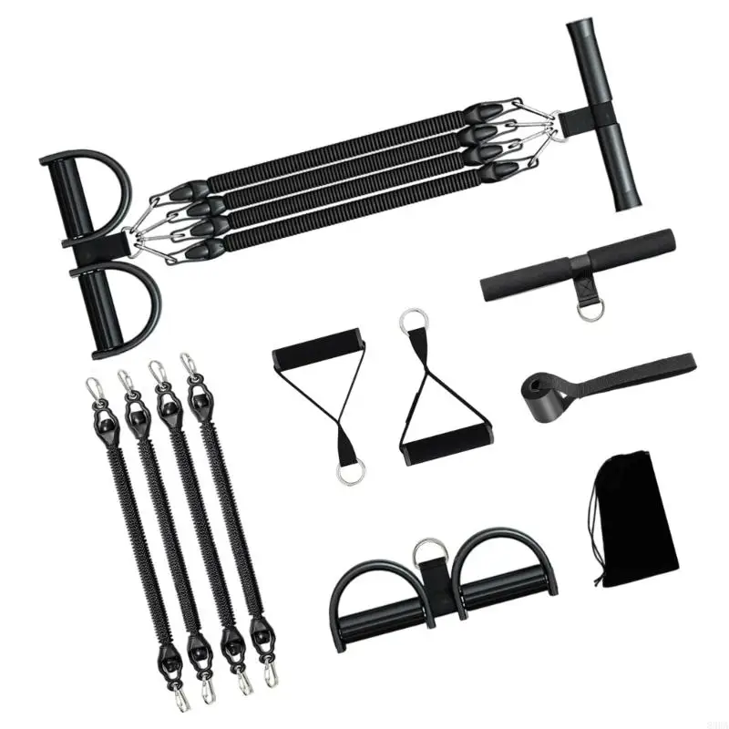 حزام تمارين الكاحل متعدد الوظائف، دواسات القدم القابلة للتنظيم، حزام مقاومة لتمدد الساق، معدات نحت الجسم بالكامل