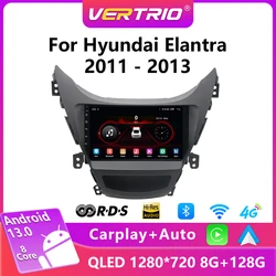 Android Auto For Hyundai Elantra Avante I35 2011-2016 Car Multimedia Player GPS Navigaion 4G CarPlay DVD Stereo 2 din Head Unit