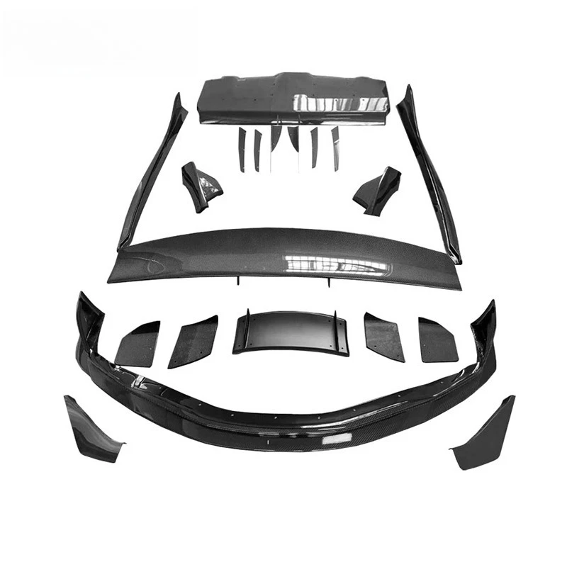 Front and rear lip diffuser, spoiler side skirt enclosure auto parts