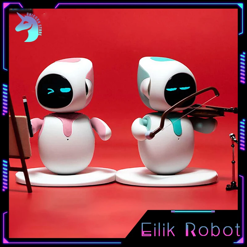 Eilik Smart Robot Intelligent Ai Robots Interactive Emo Accompany Kid Toys Spanish Voice Electronic Emo Mini Desktop Smart Robot