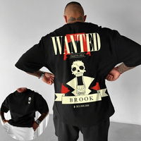 One Piece Summer Men's T-shirt Anime Brook Autumn Boys' and Children's Short-sleeved Punk Basic Trendy Parent-child Outfits