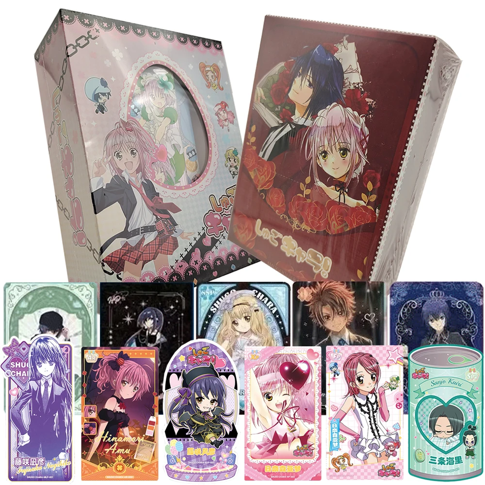 Shugo Chara Fantasy Love Campus Anime Collection Card Hinamori Amu Fujisaki Nagihiko High Quality Transparent Card Fun Toy Gift