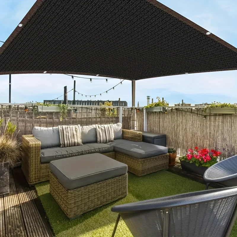 

The Sunshade Net Specially Designed for Gardens Is Made of High-Density Polyethylene Thickened Fabric, Which Has Excellent Durability