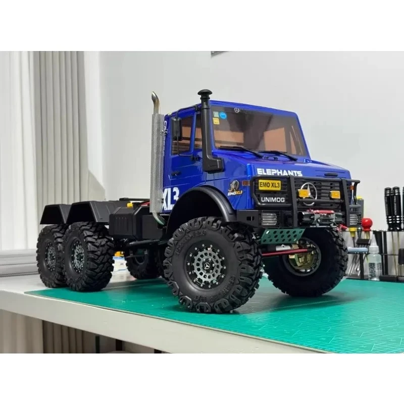 1/8 Scale CROSSRC EMO X6 XL3 Model RC Crawler Metal Exhaust Pipe Upgrading and Refitting Accessories Nondestructive Installation
