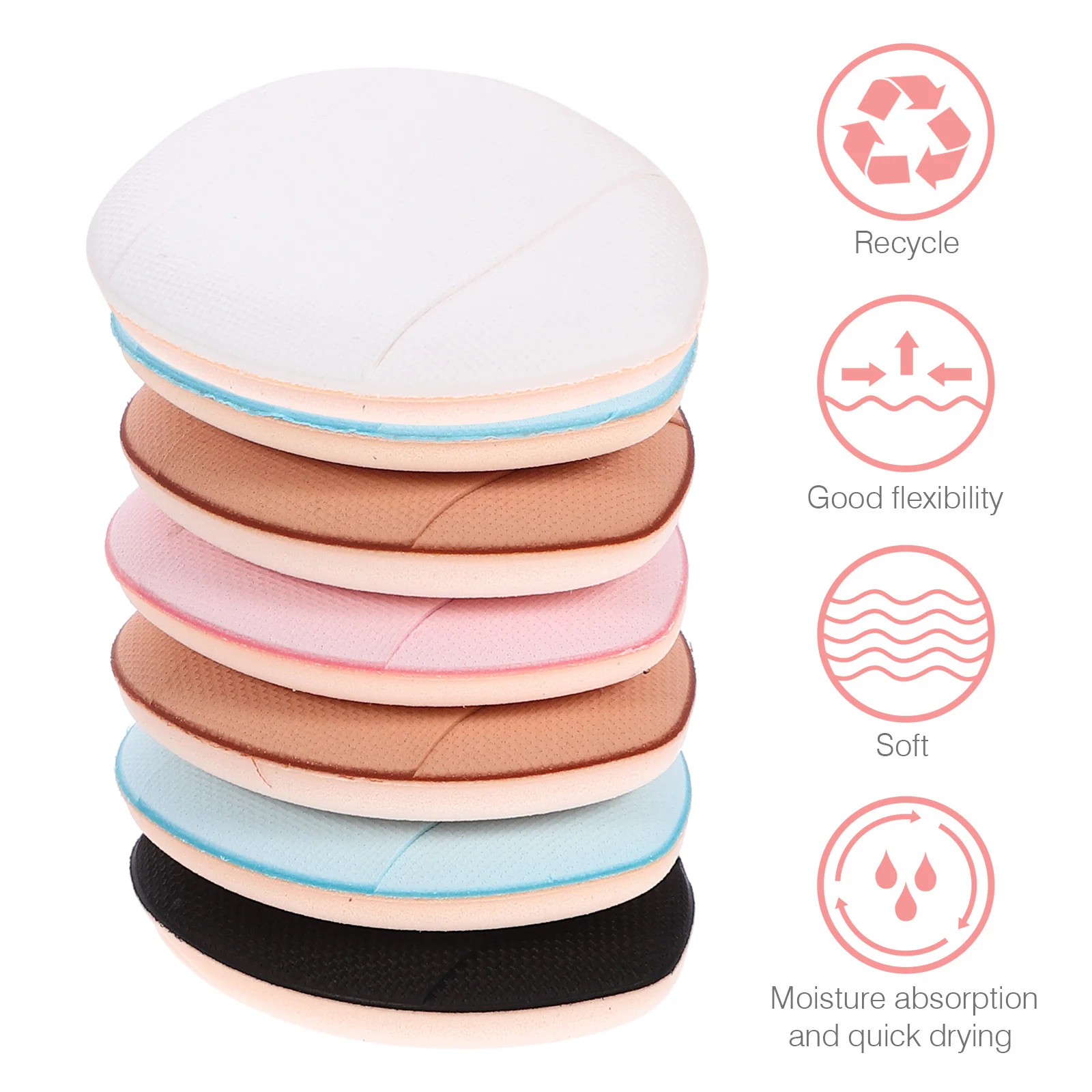 Mini-Puder-Finger-Make-up für Foundation, Creme, Concealer, Dreieck, Beauty Puff, kleines Gesichtswerkzeug