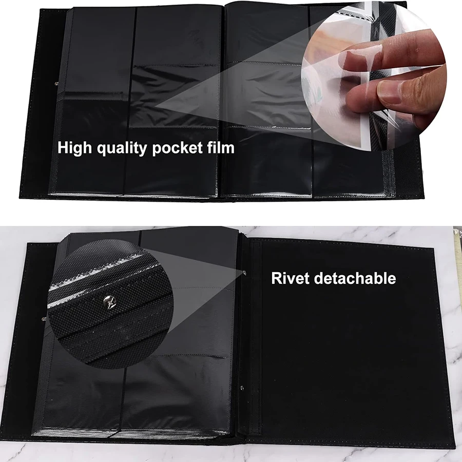 Photo Album 4X6 500 Photos Pages Large Capacity Leather Cover Wedding Photo Albums Holds Horizontal And Vertical Photos