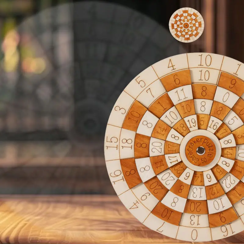 Niveau 10-hersenbrandende wiskunde plus nummerpuzzelspeelgoed, tienerpuzzel houten driedimensionale puzzel 3-6-50 jaar oud