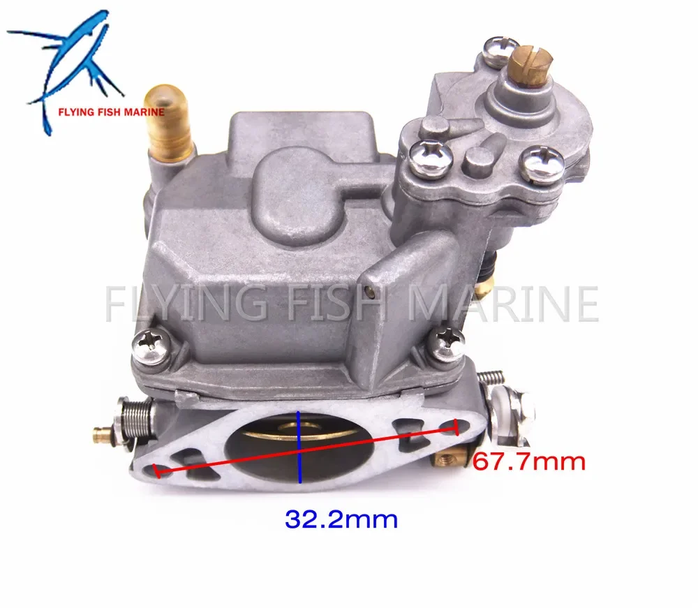 Boat Motor 66M-14301-12-00 Carburetor Assy for Yamaha 4-stroke 15hp F15 Electric Start Outboard Engine