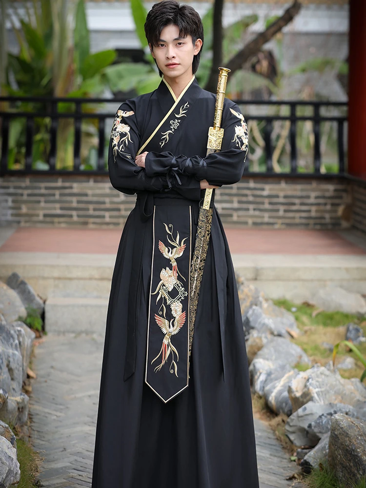 Jin Hanfu men Wei Jin style boys handsome antique style men elegant elegant suit