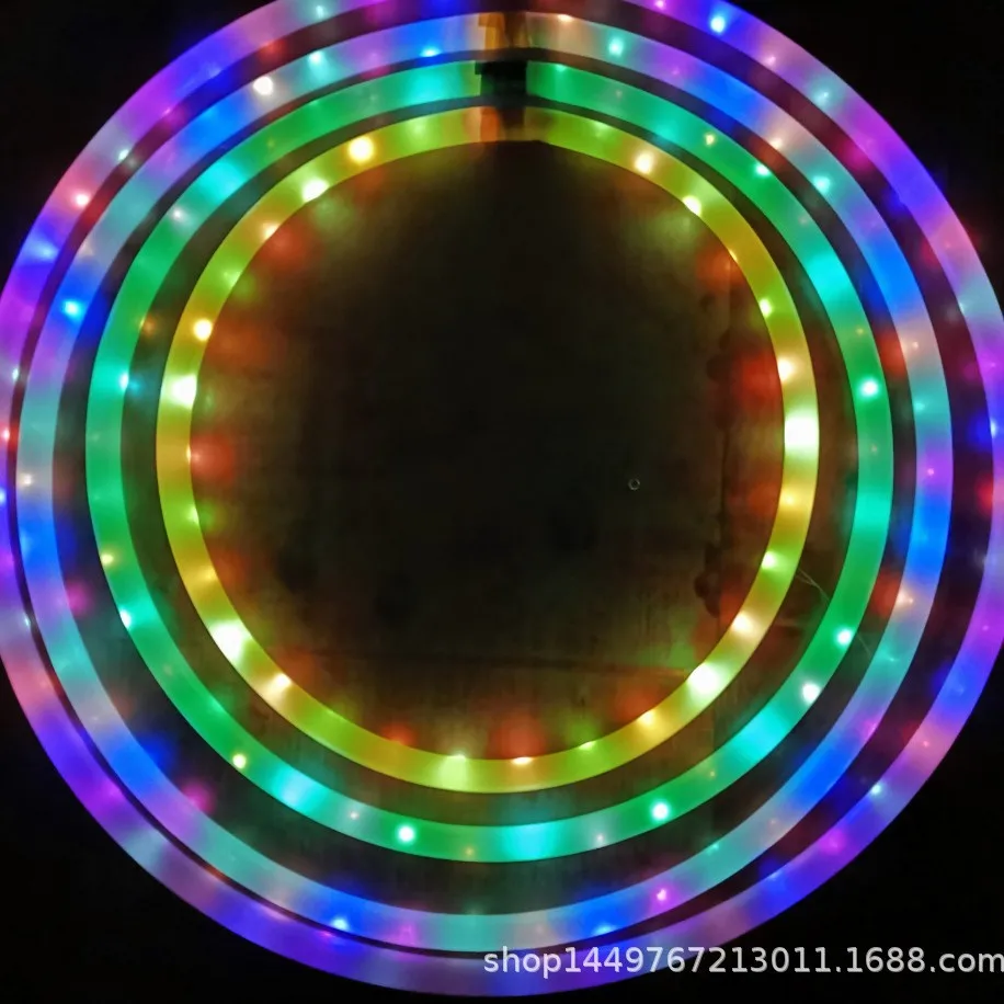 Thickened LED Light-Up  Flashing Single Color Glowing  Fitness Exercise Equipment Step Machine Small Medium ...