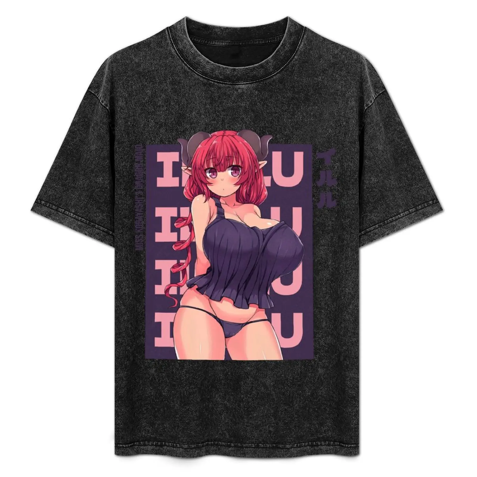 

Ilulu Miss Kobayashis Dragon Maid v3 T-Shirt Construction Work Tee Shirt