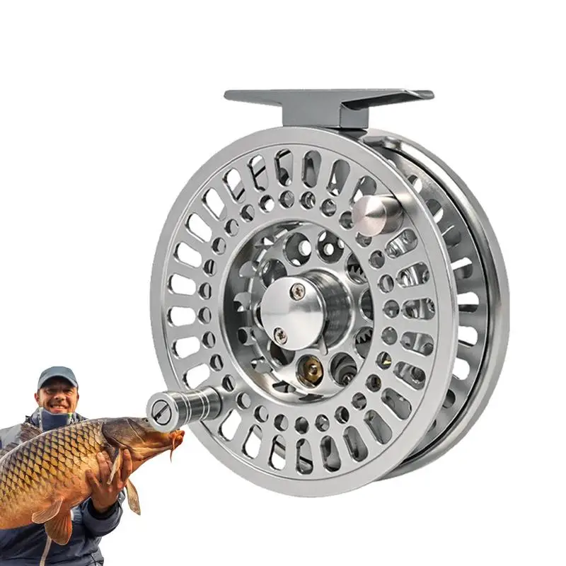 Fly Fishing Rod Reel Lightweight Baitcaster Reels Fishing Gear Aluminum Alloy Reel For Freshwater Lake Stream Pond Fishing Fly